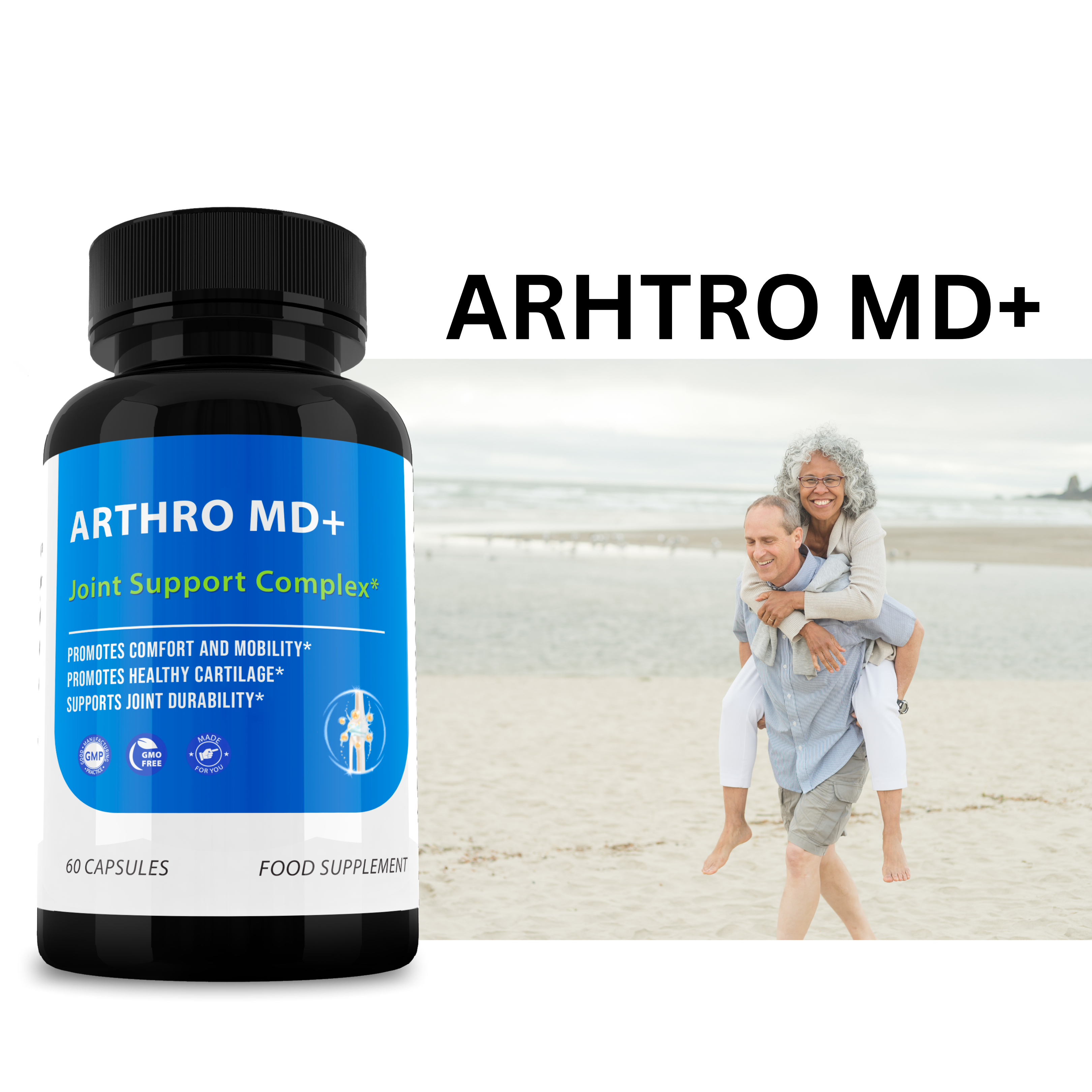 Arthro MD+ – Marine Collagen Wellbeing Support Food Supplement (60 Capsules)