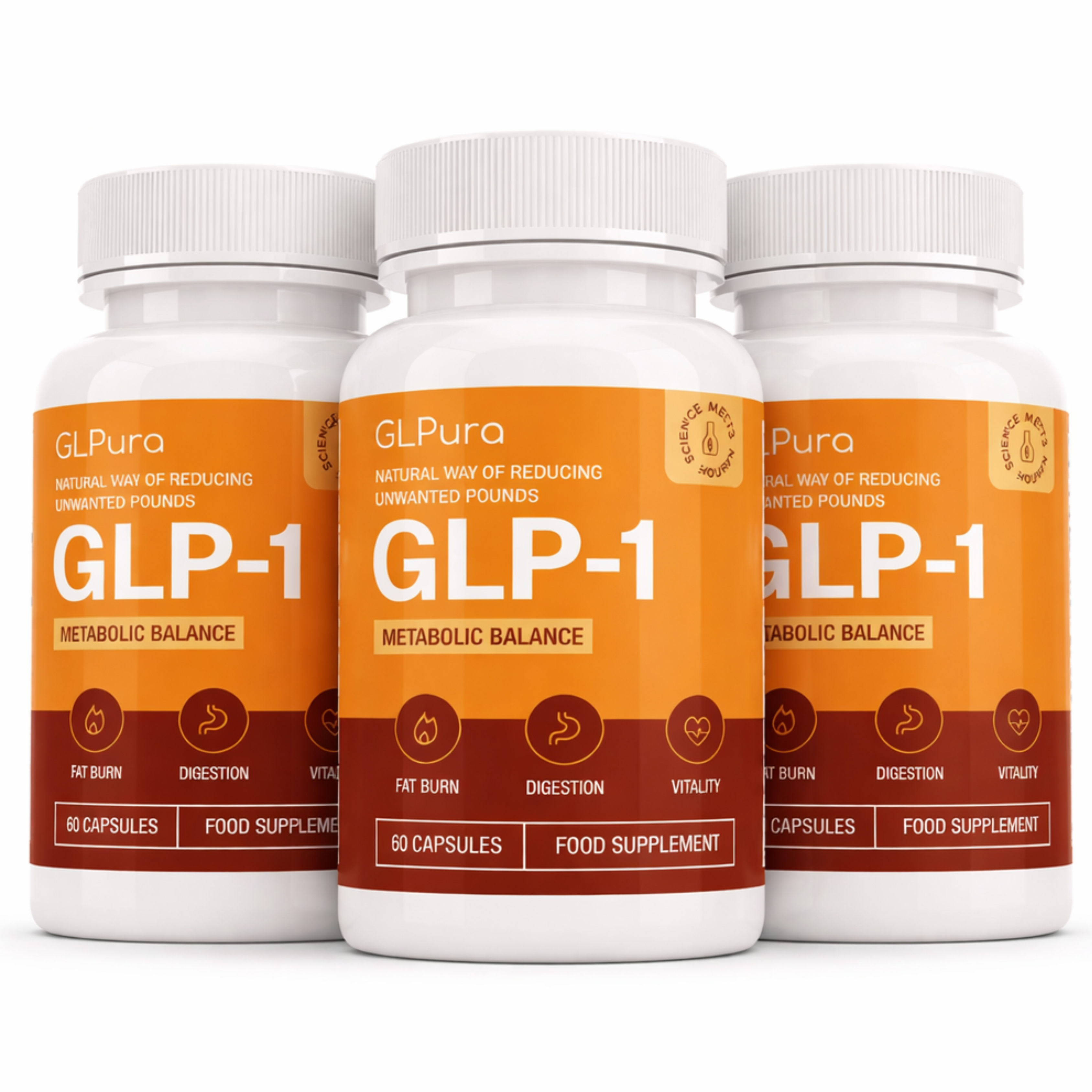 GLPura – 180 Capsules (3 Months Supply)