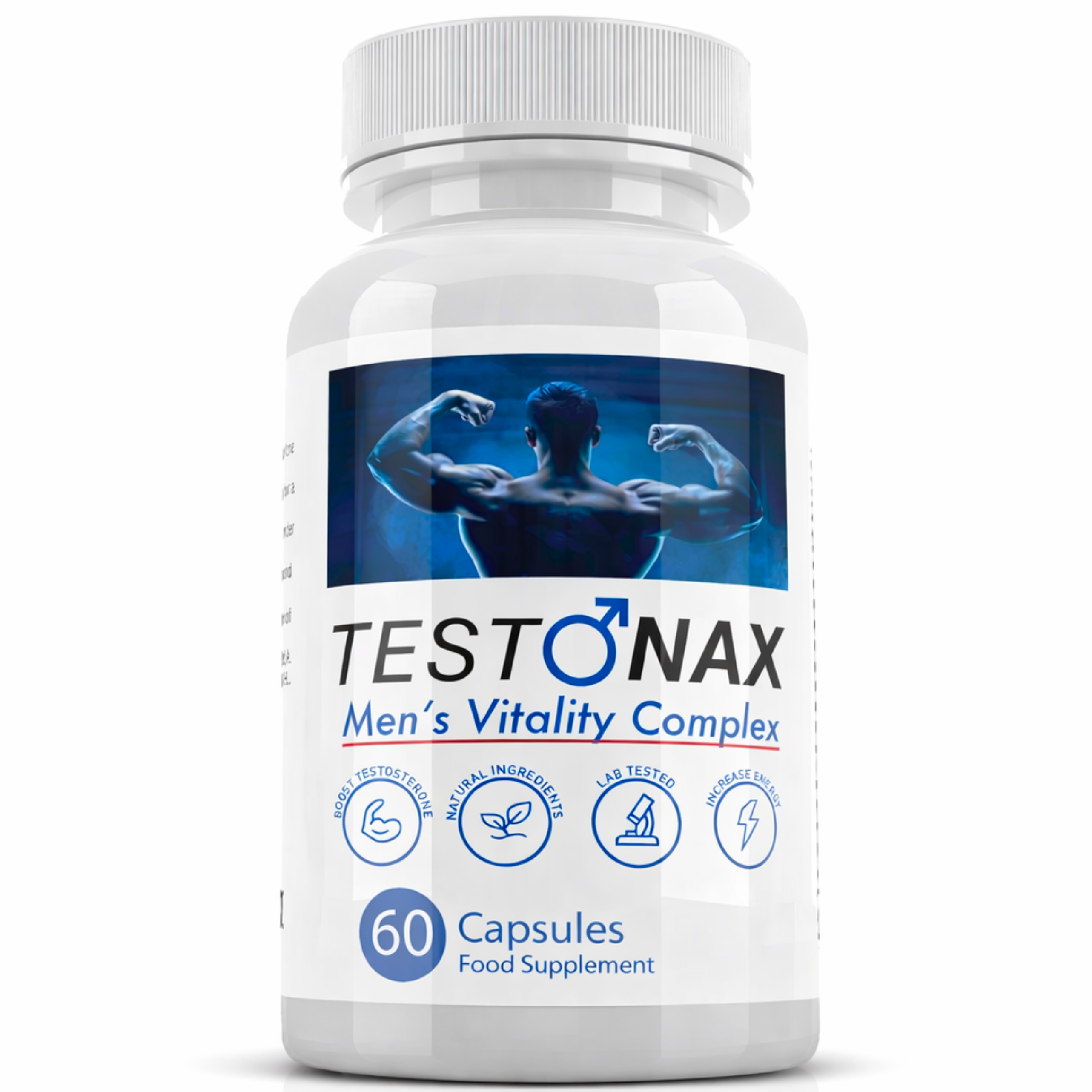 TestoNax Capsules for Men – Daily Food Supplement | 1 Month Supply