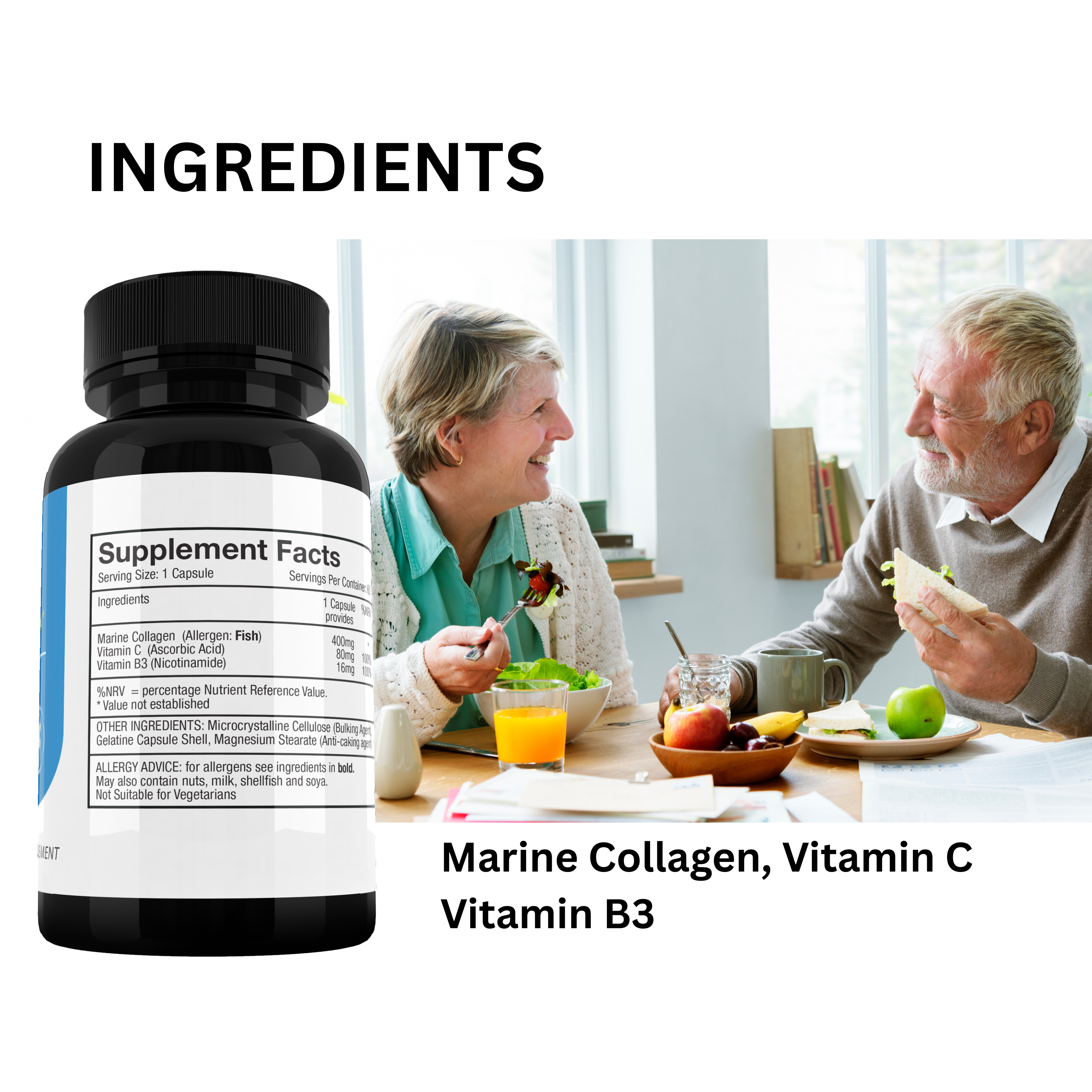 Arthro MD+ – Marine Collagen Wellbeing Support Food Supplement (60 Capsules)