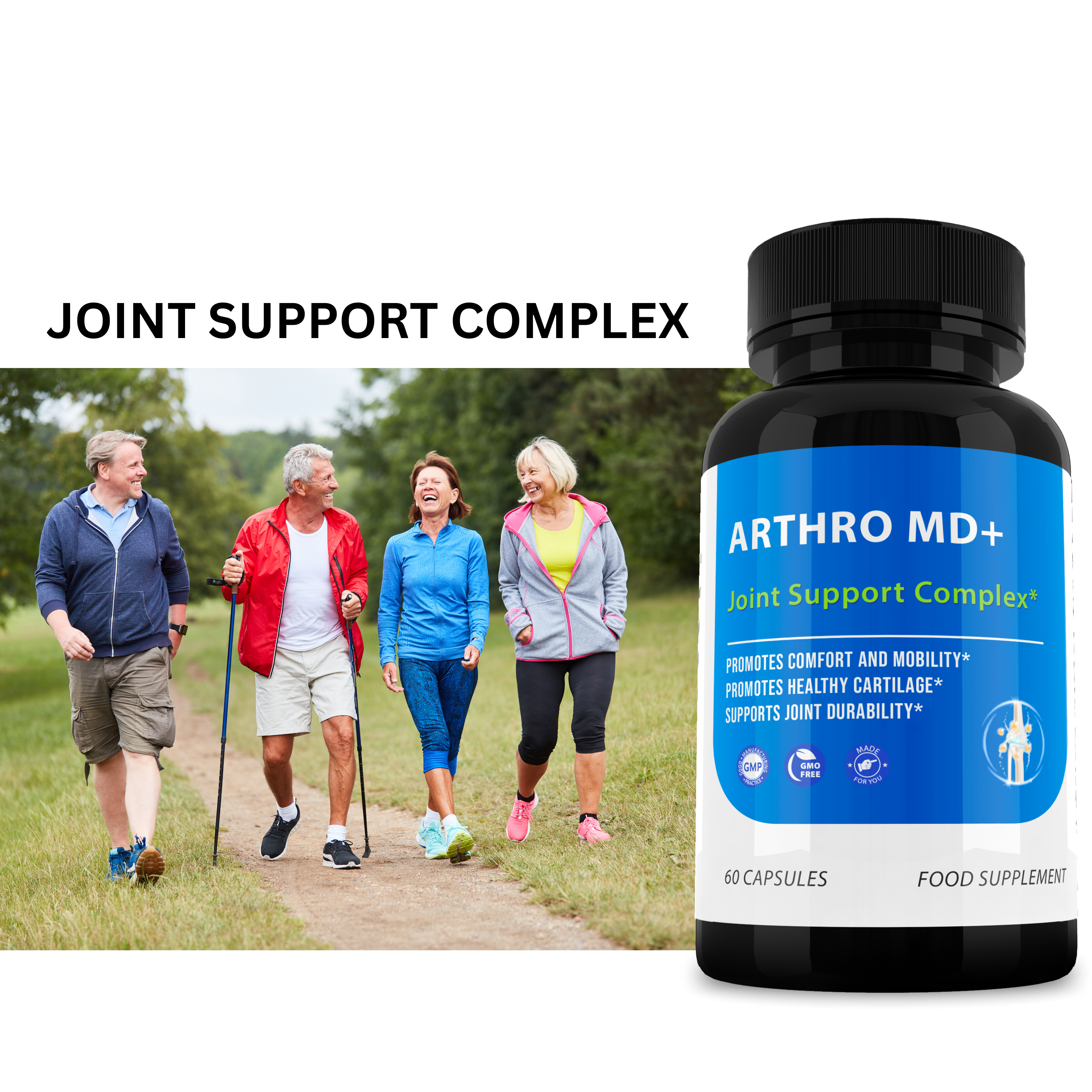 Arthro MD+ – Marine Collagen Wellbeing Support Food Supplement (60 Capsules)