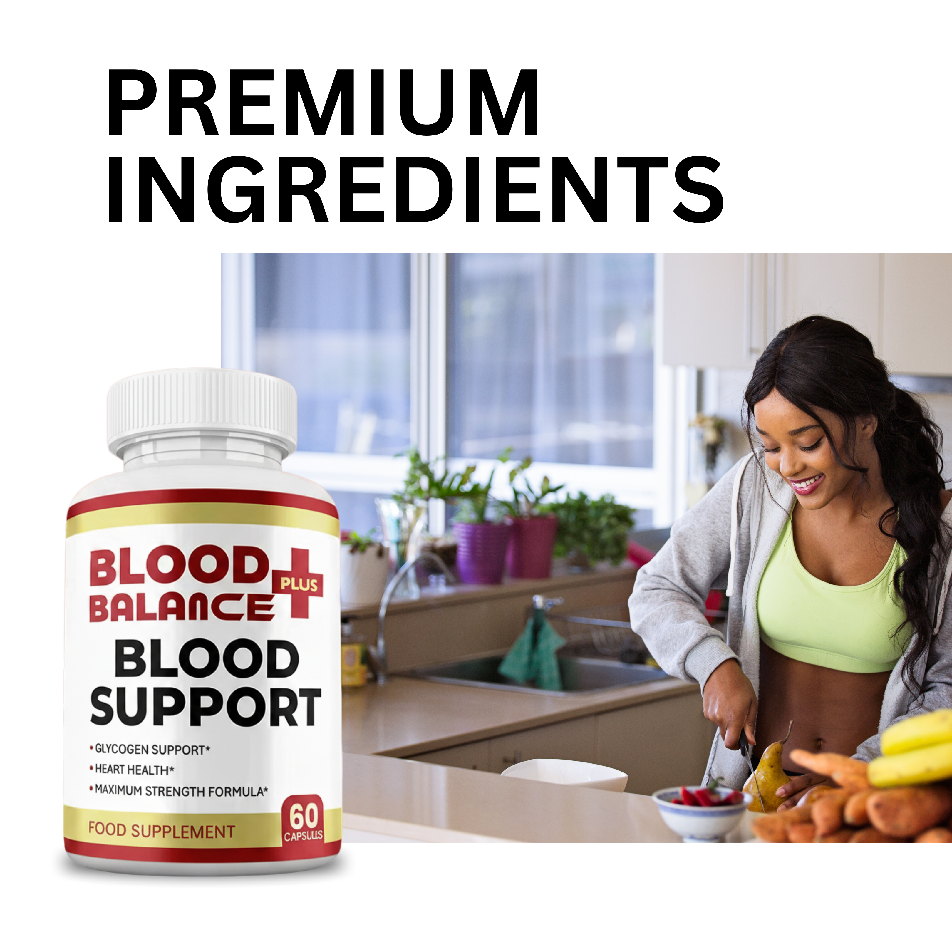 Blood Balance Plus – Daily Wellbeing Support Food Supplement (60 Capsules)