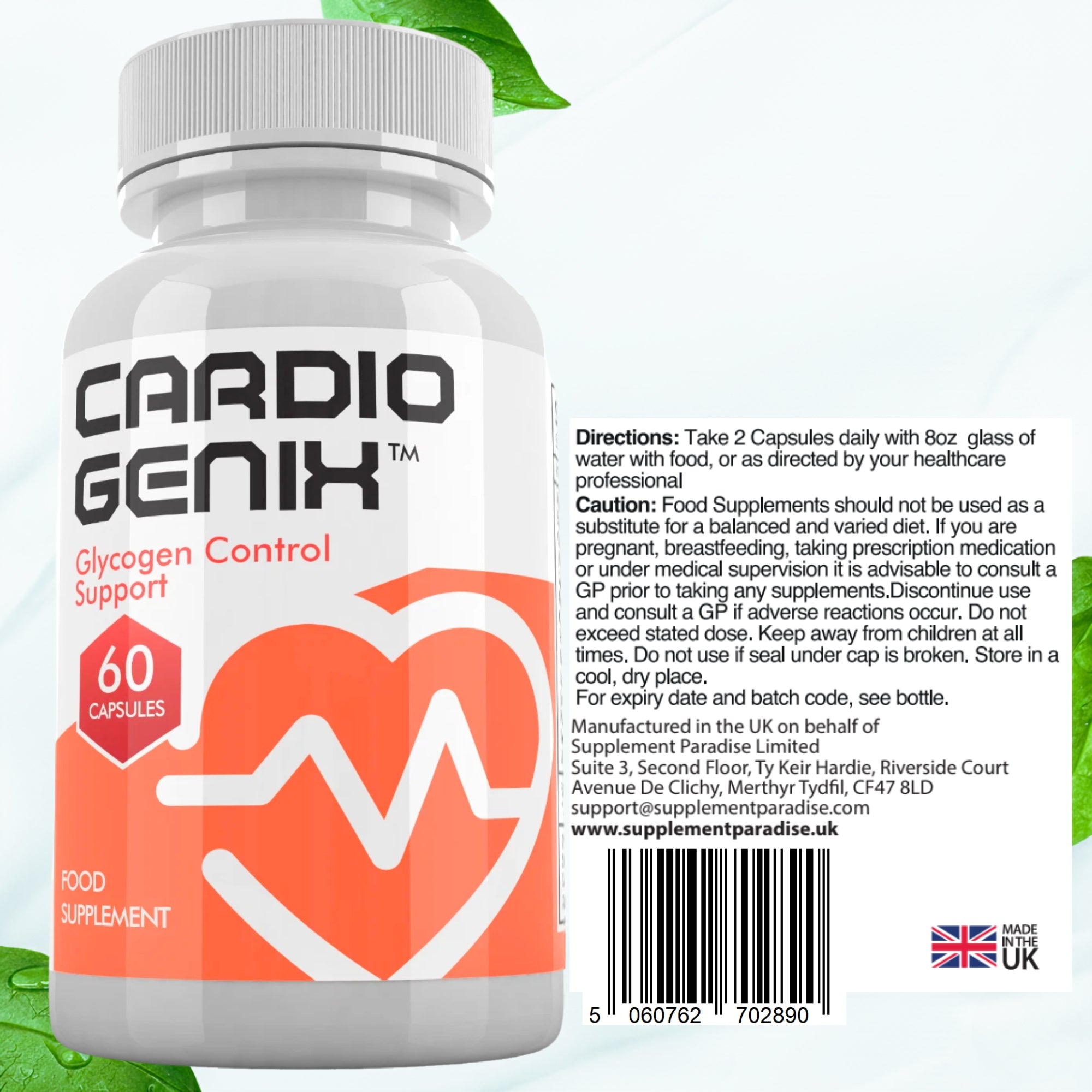 Cardio Genix – Daily Wellness & Metabolic Support Food Supplement (60 Capsules)