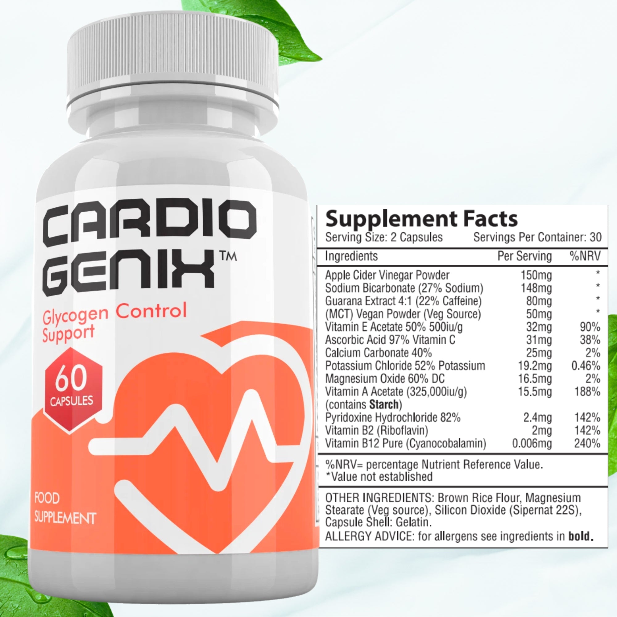 Cardio Genix – Daily Wellness & Metabolic Support Food Supplement (60 Capsules)