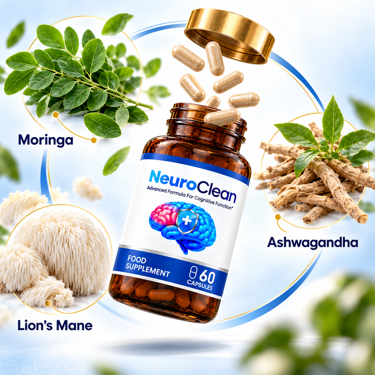 NeuroClean – Food Supplement – 60 Capsules