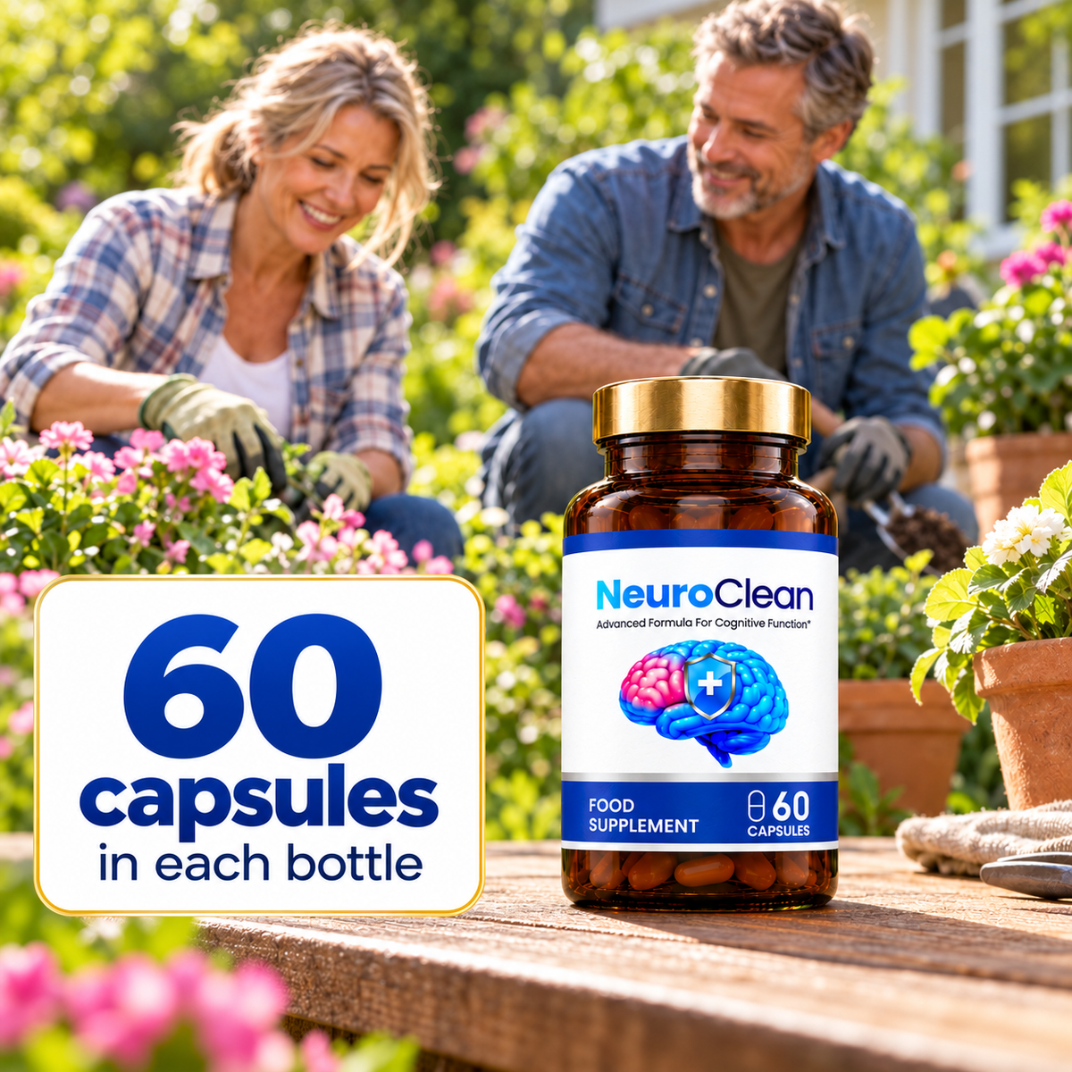 NeuroClean – Food Supplement – 60 Capsules