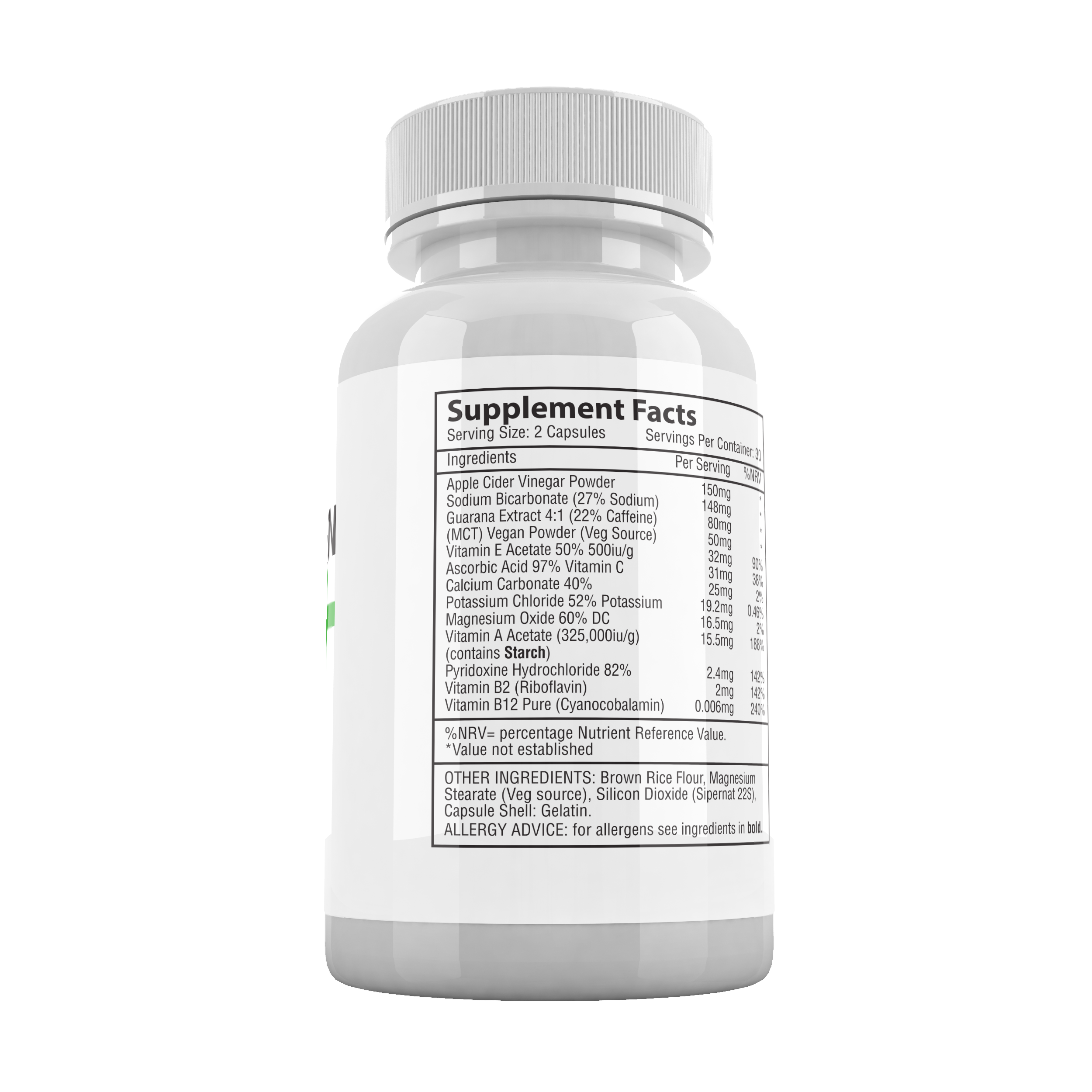 Glycogen Plus 1140MG Glycogen Control 1 Month Supply Food Supplement