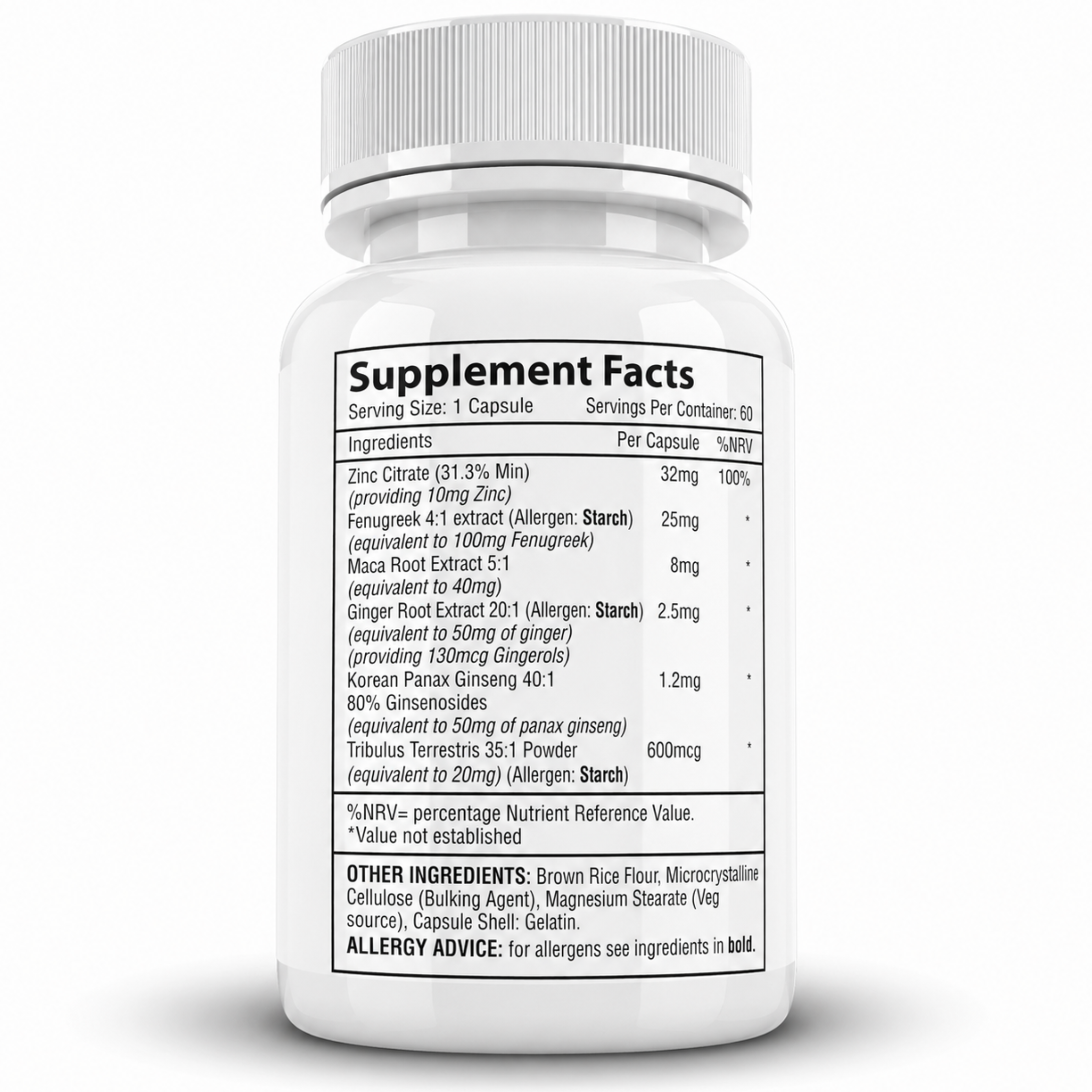 Alpha Drive – Men’s Daily Support Food Supplement – 60 Capsules