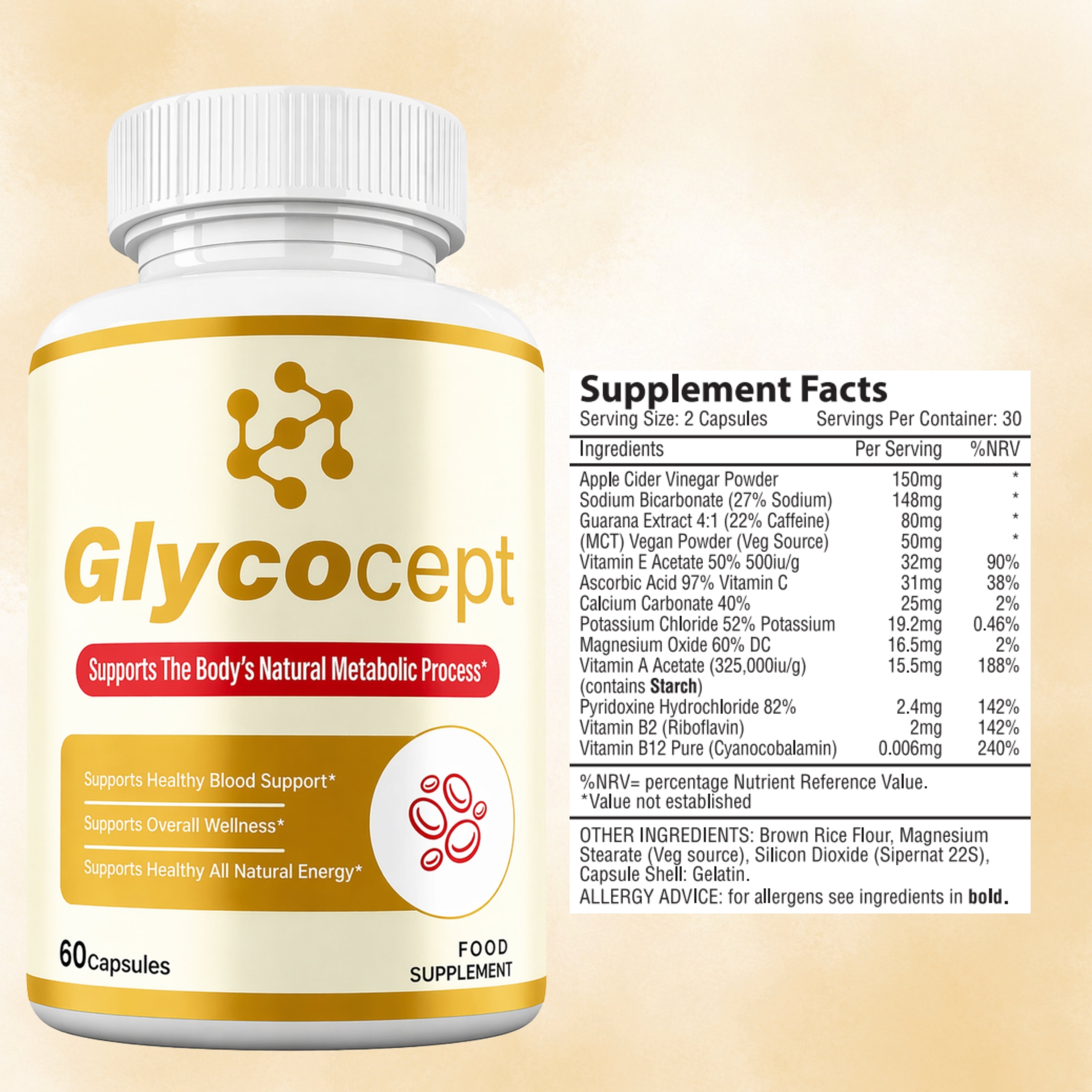 Glycocept | 60 Capsules Daily Food Supplement