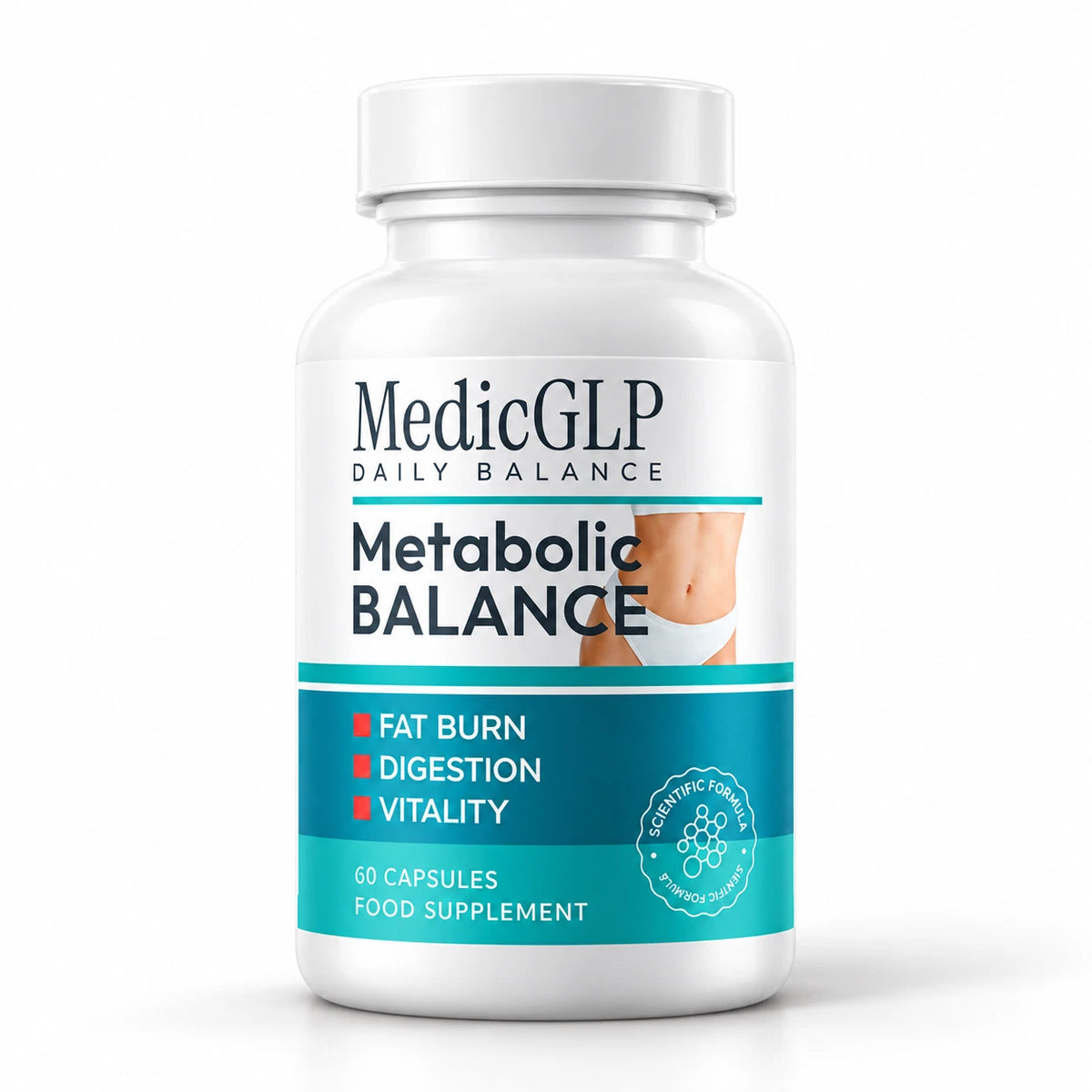 MedicGLP Daily Balance – Food Supplement – 60 Capsules