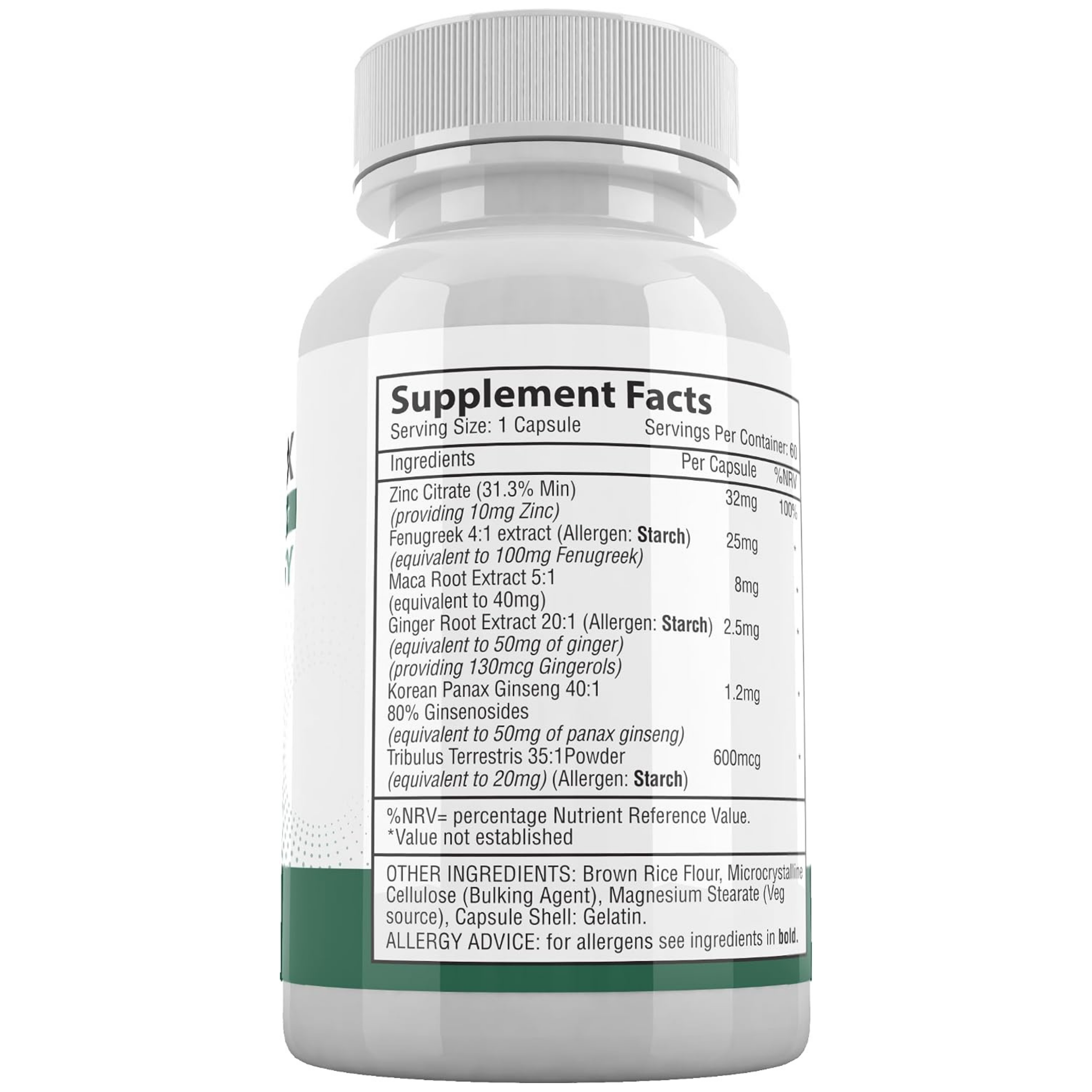 Mendorex – Men’s Daily Support Food Supplement – 60 Capsules
