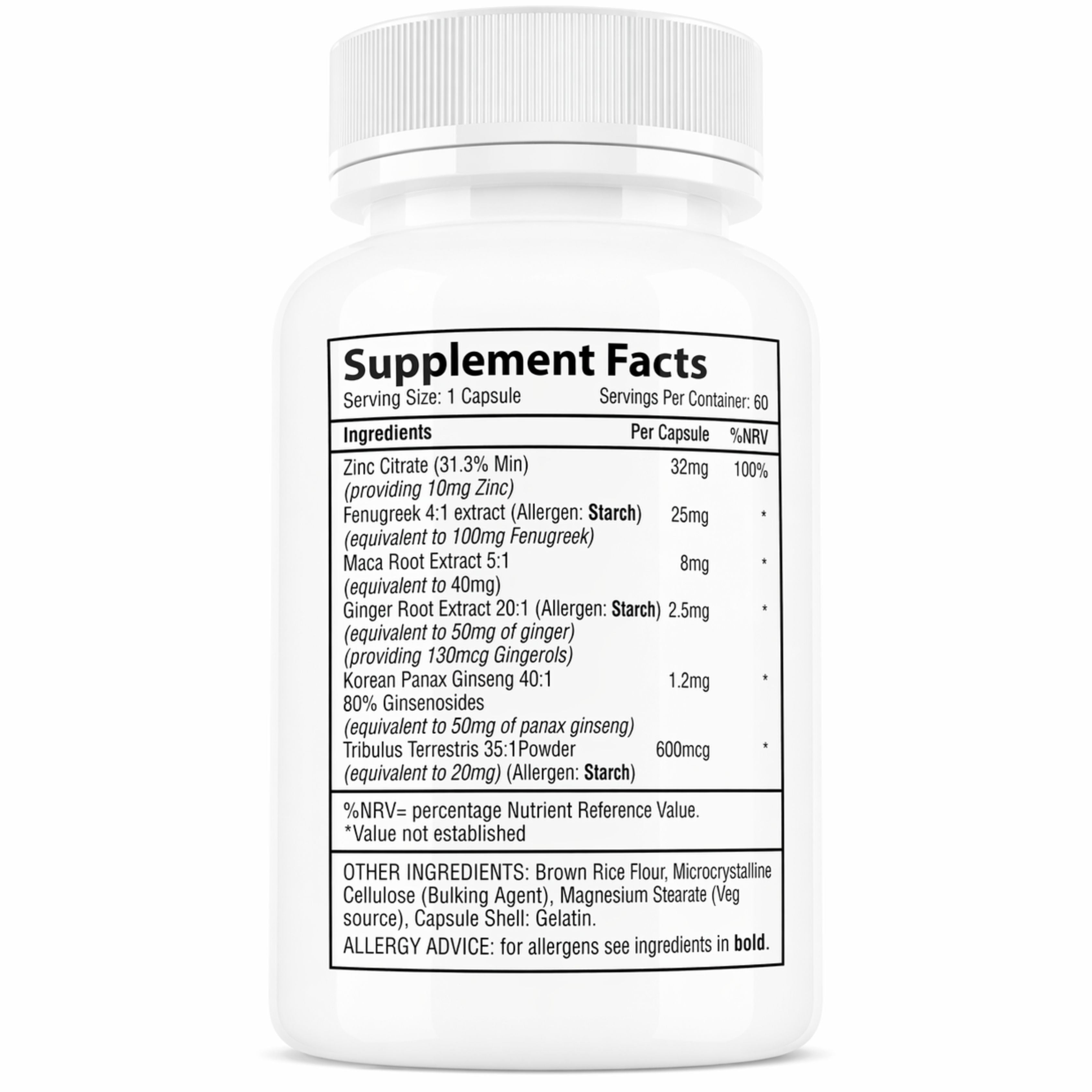 Steel Power – Men’s Daily Support Food Supplement – 60 Capsules