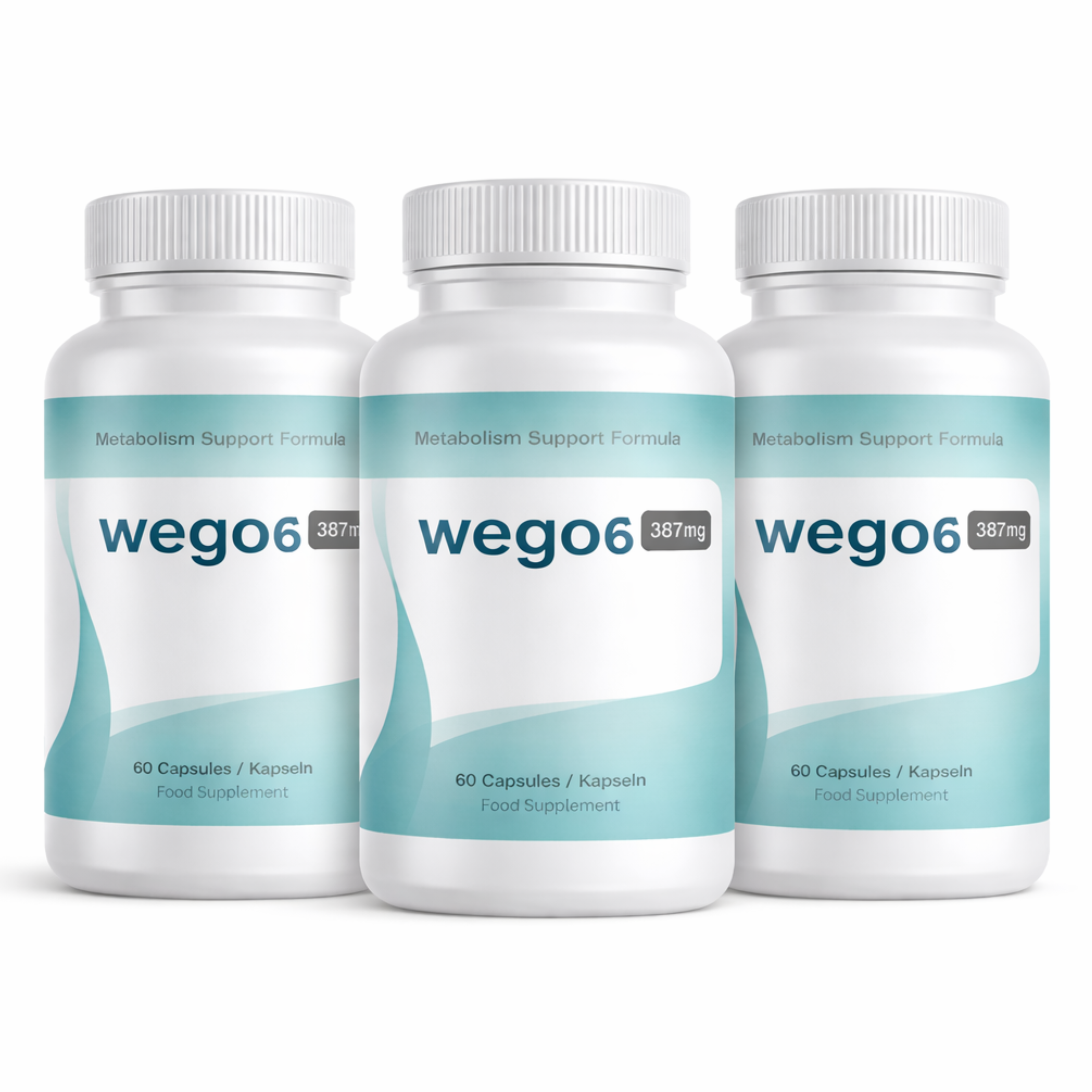 WEGO6 Food Supplement – 3x60 Capsules (3 Months Supply) – Daily Wellness Formula